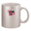 11oz Metallic Silver Mug Thumbnail