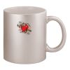 11oz Metallic Silver Mug Thumbnail