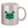 11oz Metallic Silver Mug Thumbnail