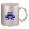11oz Metallic Silver Mug Thumbnail
