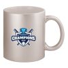 11oz Metallic Silver Mug Thumbnail