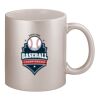 11oz Metallic Silver Mug Thumbnail