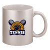 11oz Metallic Silver Mug Thumbnail