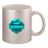 11oz Metallic Silver Mug Thumbnail