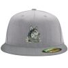Flexfit 6210 Structured Flat Bill Fitted Hat Thumbnail