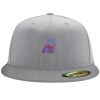 Flexfit 6210 Structured Flat Bill Fitted Hat Thumbnail