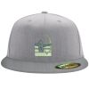 Flexfit 6210 Structured Flat Bill Fitted Hat Thumbnail