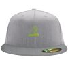 Flexfit 6210 Structured Flat Bill Fitted Hat Thumbnail