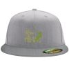 Flexfit 6210 Structured Flat Bill Fitted Hat Thumbnail