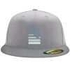 Flexfit 6210 Structured Flat Bill Fitted Hat Thumbnail