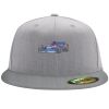 Flexfit 6210 Structured Flat Bill Fitted Hat Thumbnail
