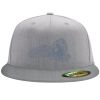 Flexfit 6210 Structured Flat Bill Fitted Hat Thumbnail
