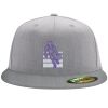 Flexfit 6210 Structured Flat Bill Fitted Hat Thumbnail