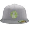 Flexfit 6210 Structured Flat Bill Fitted Hat Thumbnail