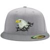 Flexfit 6210 Structured Flat Bill Fitted Hat Thumbnail