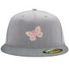 Flexfit 6210 Structured Flat Bill Fitted Hat Thumbnail