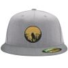 Flexfit 6210 Structured Flat Bill Fitted Hat Thumbnail