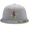 Flexfit 6210 Structured Flat Bill Fitted Hat Thumbnail