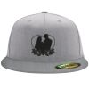 Flexfit 6210 Structured Flat Bill Fitted Hat Thumbnail