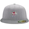 Flexfit 6210 Structured Flat Bill Fitted Hat Thumbnail