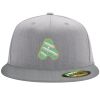 Flexfit 6210 Structured Flat Bill Fitted Hat Thumbnail