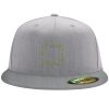 Flexfit 6210 Structured Flat Bill Fitted Hat Thumbnail