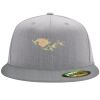 Flexfit 6210 Structured Flat Bill Fitted Hat Thumbnail