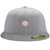 Flexfit 6210 Structured Flat Bill Fitted Hat Thumbnail