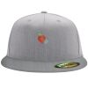 Flexfit 6210 Structured Flat Bill Fitted Hat Thumbnail