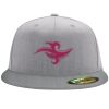 Flexfit 6210 Structured Flat Bill Fitted Hat Thumbnail