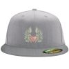 Flexfit 6210 Structured Flat Bill Fitted Hat Thumbnail