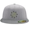 Flexfit 6210 Structured Flat Bill Fitted Hat Thumbnail