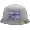 Flexfit 6210 Structured Flat Bill Fitted Hat Thumbnail