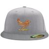 Flexfit 6210 Structured Flat Bill Fitted Hat Thumbnail