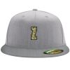 Flexfit 6210 Structured Flat Bill Fitted Hat Thumbnail