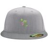Flexfit 6210 Structured Flat Bill Fitted Hat Thumbnail