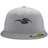 Flexfit 6210 Structured Flat Bill Fitted Hat Thumbnail