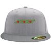 Flexfit 6210 Structured Flat Bill Fitted Hat Thumbnail
