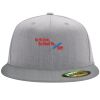 Flexfit 6210 Structured Flat Bill Fitted Hat Thumbnail