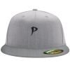 Flexfit 6210 Structured Flat Bill Fitted Hat Thumbnail