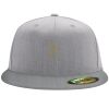 Flexfit 6210 Structured Flat Bill Fitted Hat Thumbnail