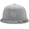 Flexfit 6210 Structured Flat Bill Fitted Hat Thumbnail