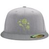 Flexfit 6210 Structured Flat Bill Fitted Hat Thumbnail