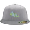 Flexfit 6210 Structured Flat Bill Fitted Hat Thumbnail