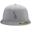 Flexfit 6210 Structured Flat Bill Fitted Hat Thumbnail