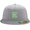 Flexfit 6210 Structured Flat Bill Fitted Hat Thumbnail