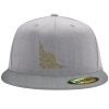 Flexfit 6210 Structured Flat Bill Fitted Hat Thumbnail