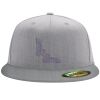 Flexfit 6210 Structured Flat Bill Fitted Hat Thumbnail