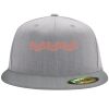 Flexfit 6210 Structured Flat Bill Fitted Hat Thumbnail