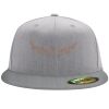 Flexfit 6210 Structured Flat Bill Fitted Hat Thumbnail
